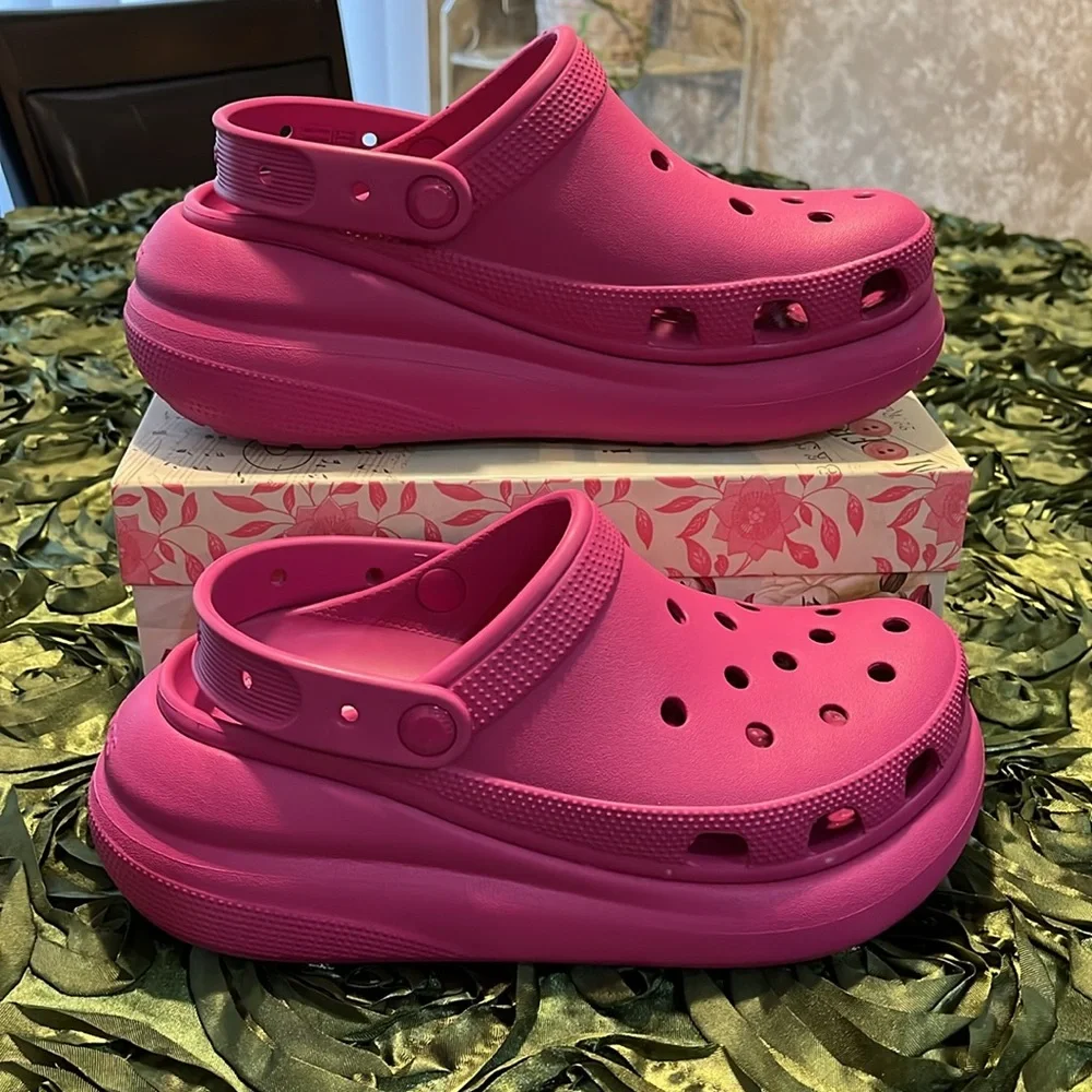 NWOT Crocs Mega Crush Iconic Comfort Platform Shoes - Men’s Sz 6/Women’s Sz 8 - Picture 4 of 6